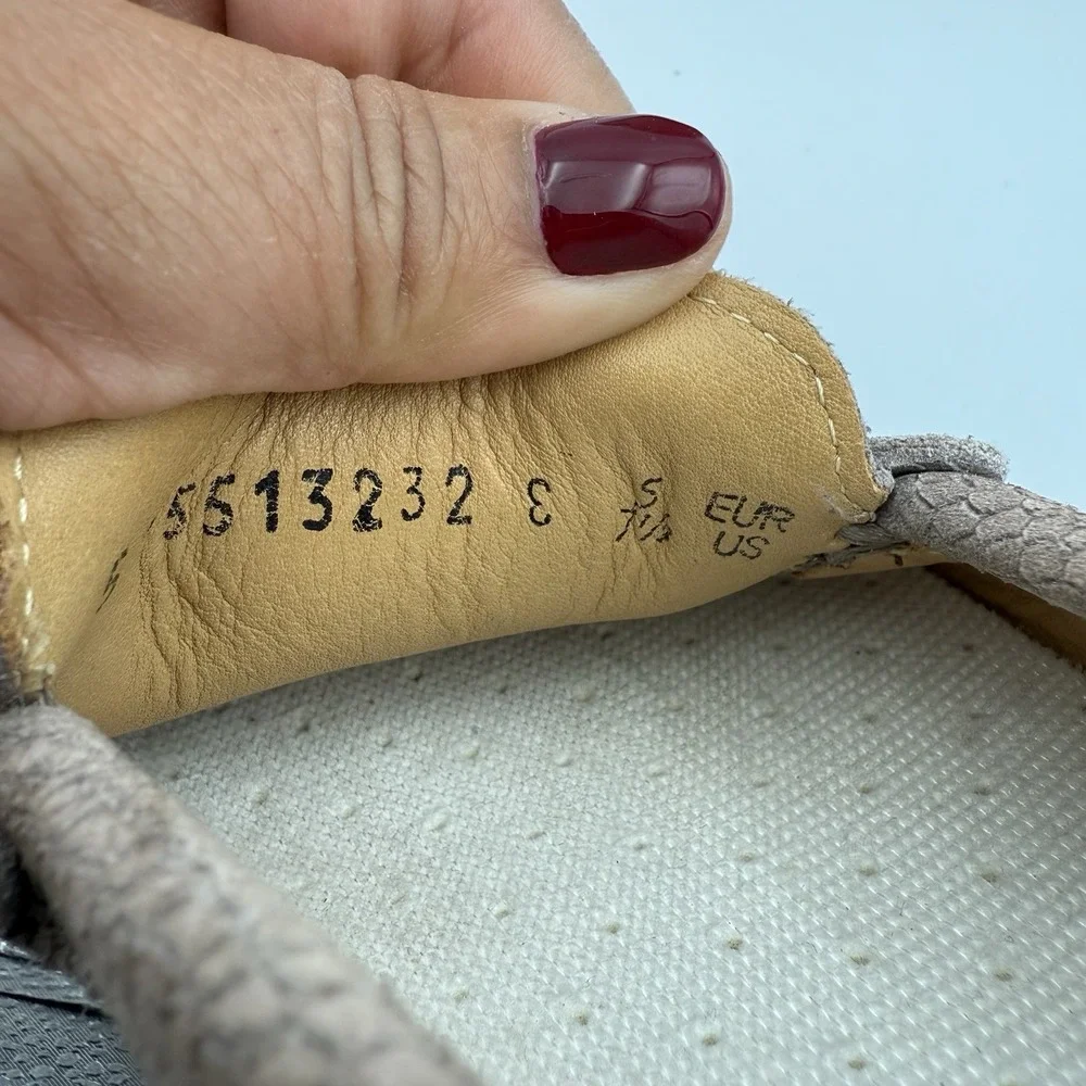MEPHISTO Cool Air Suede Slip On‎ Loafers Comfort Taupe Tan Women's Size 7.5